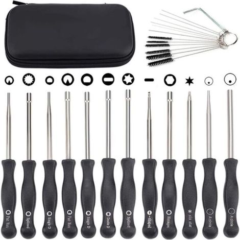 Lot de 12 outils de réglage de carburateur avec scredrivers acircle pour petit moteur 2 temps pour Husqvarna pour STHIL pour tronçonneuse ECHO (1/5)