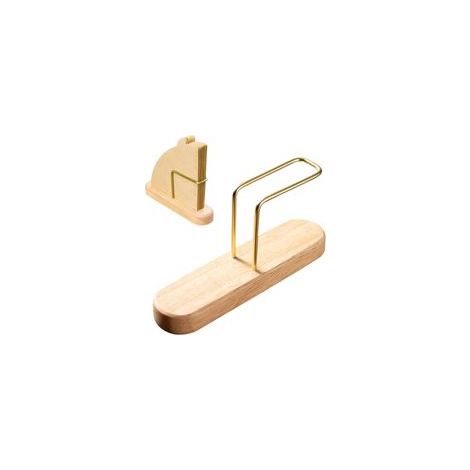 Porte-filtre à café, porte-filtre à café, support de filtre à café, support pour filtre à café, support pour filtre à café pour le rangement, chêne (chêne) (1/5)