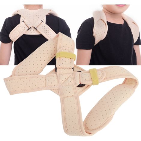 Correcteur de Posture pour Enfants, Ceinture Dorsale Ajustable pour Corriger la Posture (Taille L) (1/5)