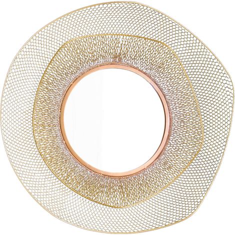 Miroir en métal forme organique 79 cm (1/3)