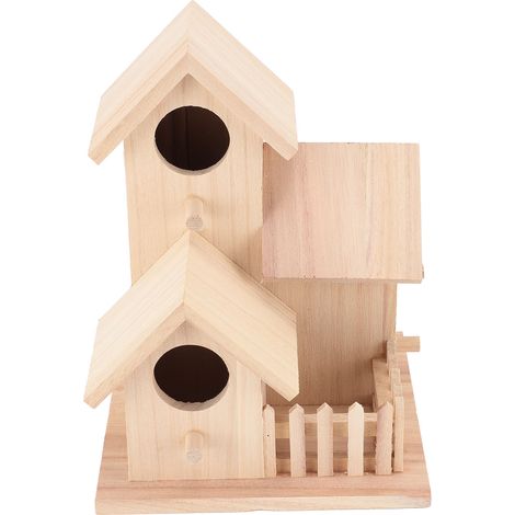 Multifunktionales Vogelhaus aus Holz, dekoratives Gartenhaus für den Außenbereich (1/5)