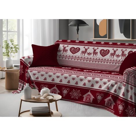 Telo Arredo Granfoulard Copritutto Salvadivano 100% Cotone Stube, misuraSingolocoloreStube (1/5)