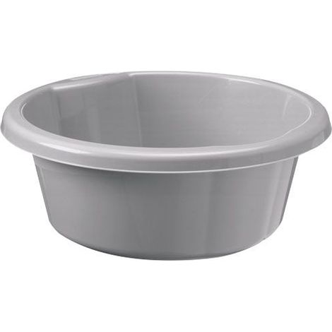 Sunware Schüssel Waterline 9 L silber 38 x 38 x 14 cm Boxen, Körbchen & Kisten