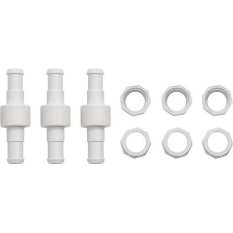 Pool Cleaner Swivel Ball Bearing Hose D20 Replacement for Polaris 180 280 380 3900 Pool Cleaner Swivel Ball Bearing D20 D15 Set of 3 in White (1/4)