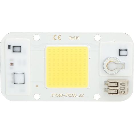 Lampe de croissance végétale LED 50W 220V, puce lumineuse intégrée à haute tension, source lumineuse sans pilote, lumière blanche pour plantes (1/5)