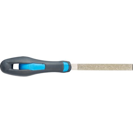PFERD TOOLS Diamant-Werkstattfeile flachstumpf 100mm D251 (mittel) für harte Werkstoffe GFK/CFK