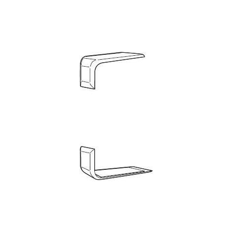Rehau 257388-002 - 10 Cavaliers de fixation double (1/2)