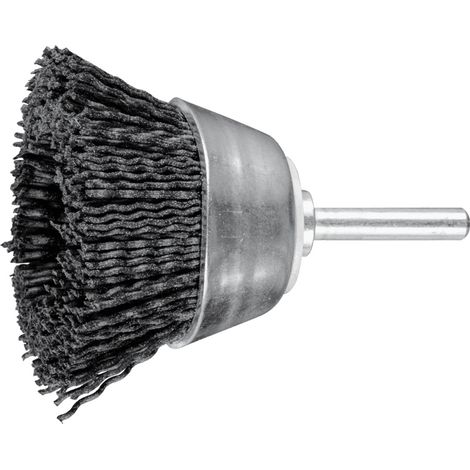PFERD TOOLS Topfbürste ungezopft TBU Ø 50mm Schaft-Ø 6 mm Keramik-Filament-Ø 1,10mm Korn 120 10 Stk (1/5)