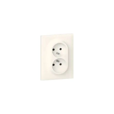 Double prises 2P + T - Compacte Monobloc - EasyRéno - 16 A - Dooxie - 600321 - Legrand (1/3)