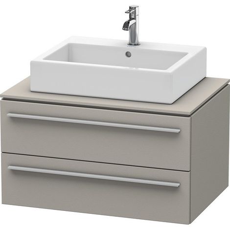 Unità Duravit X-Large Vanity a parete per console 6714, 2 cassetti, 800 mm, Colore (anteriore/corpo): Terra Opaco - XL671401414