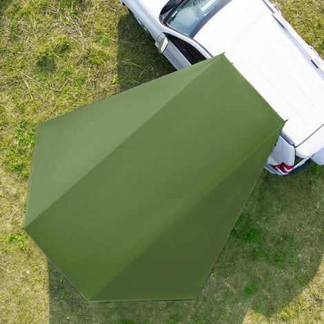 Auvent Fourgon 280 380cm,Tente de Hayon de Voiture,Auvent pour Camping Car,Auvent Caravane Universelle,Tente Pare-Soleil pour Voiture,Van Ou Camping-Car (Vert) (1/5)