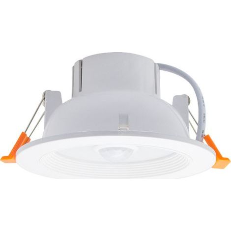 LAN 7W LED-Deckeneinbauleuchte mit Radarsensor, 7,6 cm (3 Zoll), weiß, für Flur oder Decke geeignet (1/5)