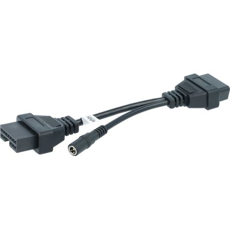 vhbw Adaptateur OBD1 12 Pin vers OBD2 compatible avec Mitsubishi 12 Pin 19,8 cm (1/4)