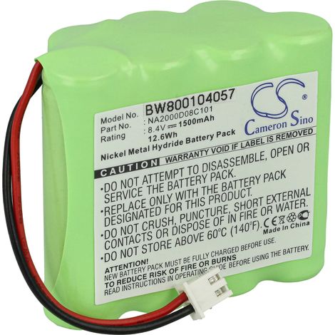 vhbw Batterie compatible avec Dual DAB 20 radio (1500mAh, 8,4V, NiMH) (1/4)