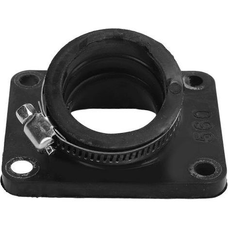 Collecteur d'admission pour carburateur 120231019, en caoutchouc noir, compatible avec KX60 1983–2003 (1/5)