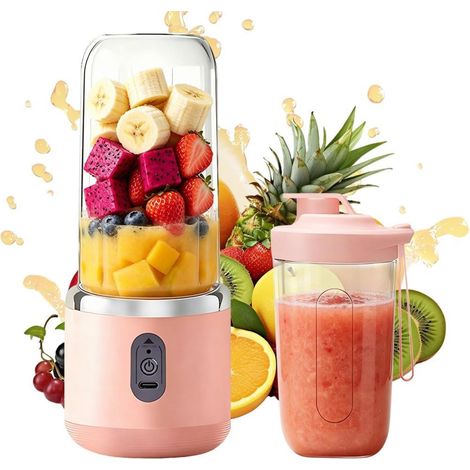 Presse-Jus Électrique Portable 400 ml – Mixeur Smoothie, Rechargeable USB (1/5)
