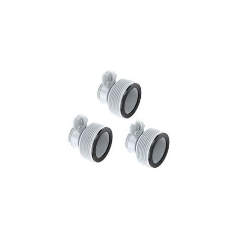 Lot de 3 Adaptateurs Piscine 32mm/38mm Type B Tuyaux de Rechange pour Pompes Piscine INTEX, Accessoires de Connexion