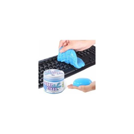 Clavier de Nettoyage de Voiture gel nettoyant Universel Staubreiniger pour ordinateur Portable, Ordinateur, Voiture-trous d'Aération, la Calculatrice (160g) (1/5)