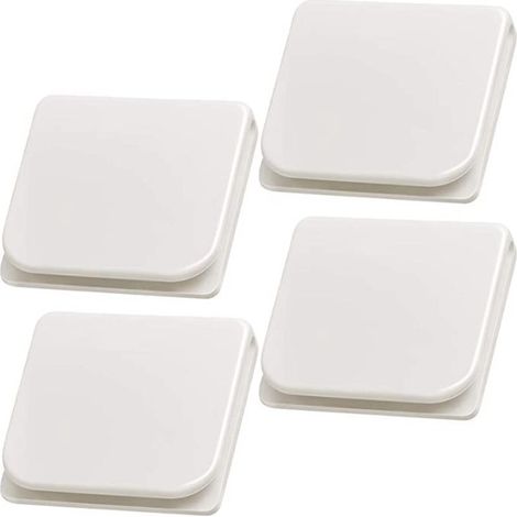 Ensemble de 2 attaches pour rideaux, clips de bord de rideau de douche, clips de rideau de salle de bain, adhésifs, sans perçage requis.