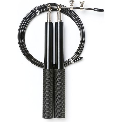 Corde À Sauter - Câble En Acier Renforcé - Roulements 360 Degrés - Pour Fitness Maison Et Gym - Longueur Réglable (1/5)
