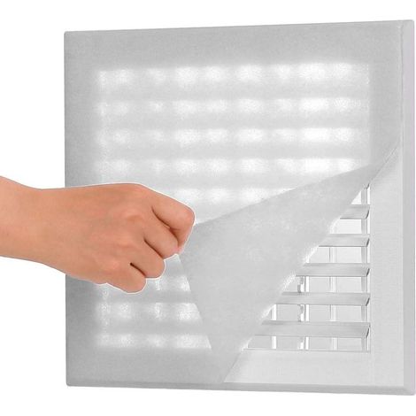 Kit filtre de ventilation pour prises d'air de chauffage et grilles de climatisation Filtre à air électrostatique en coton (1/5)