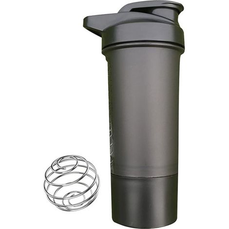Bouteille shaker pour protéines de 500 ml, bouteille de mélange bleue, bouteilles d'eau de sport pour l'entraînement, bouteilles d'eau de fitness (1/4)