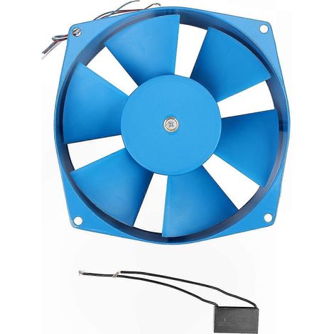 Ventilateur axial de refroidissement à bride unique AC220V 65W, compatible avec les solutions de ventilation pour boîtiers électriques, sens du flux d'air A (1/5)
