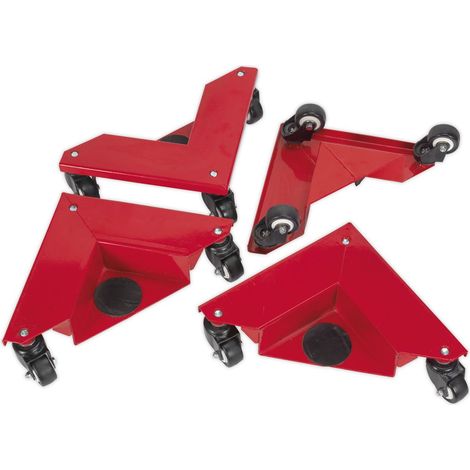 Sealey Corner Transport Dollies 150kg Capacity - Set of 4 CM4 (1/5)