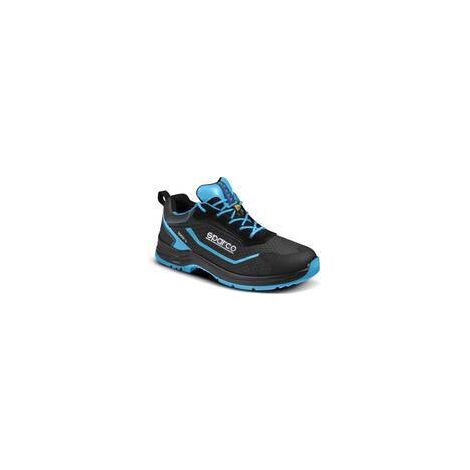 SPARCO SCARPE ASTER S3 NERO AZZURRO FLUO N.45