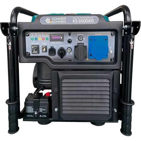 Groupe électrogène essence-gaz inverter 6,5 kW KONNER SOHNEN