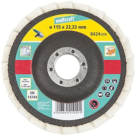 Craft Wolf8424099 disco abrasivo a lamelle 115 mm (1/4)
