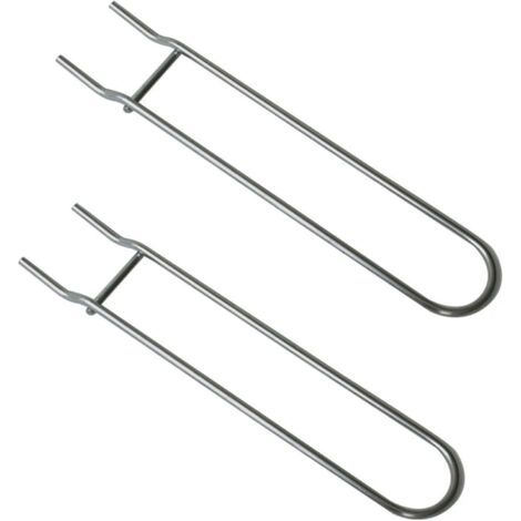 2 pièces pinces relevables en acier inoxydable pour grille de barbecue – accessoires pratiques pour soulever facilement les grilles chaudes et sales
