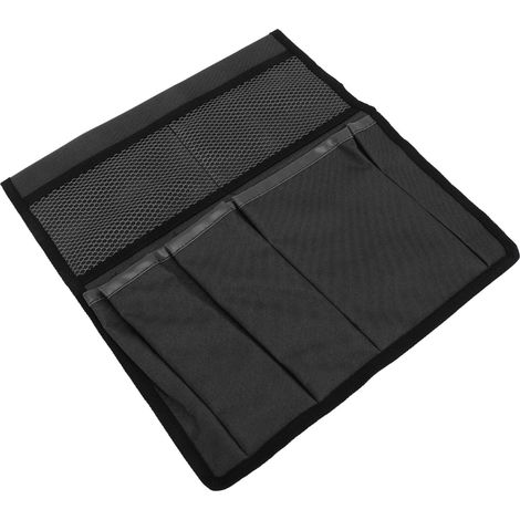 Aufbewahrungstasche für Gartengeräte, aus 600D Oxford-Gewebe, faltbar und tragbar, mit mehreren Taschen, geeignet für den Einsatz im Freien, schwarz. (1/4)