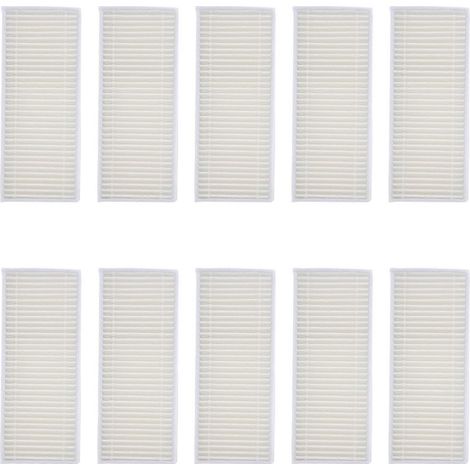 Lot de 10 filtres HEPA pour aspirateur robot