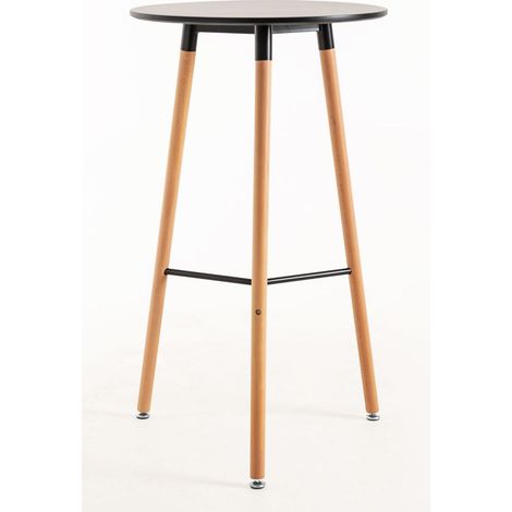Mesas Altas - Mesa Tower Alta 60 cm - Negro