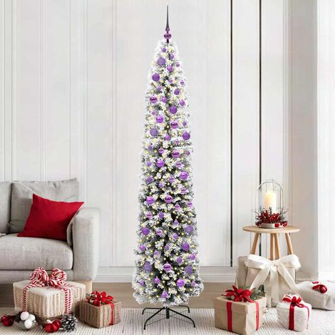 Künstlicher Weihnachtsbaum mit 300 LEDs mit Ständer Grün 210 cm