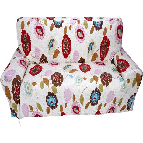 Copridivano 2 Posti – Tessuto Elastico Antiscivolo 145-185 cm, Poliestere Spandex – Design Elegante con Texture Sabbia – Ideale per Case con Animali (1/3)