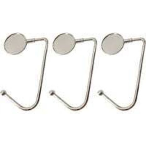Long Hooks, Round Metal Hooks, Sock Clips, Christmas Stocking Hooks (1/5)