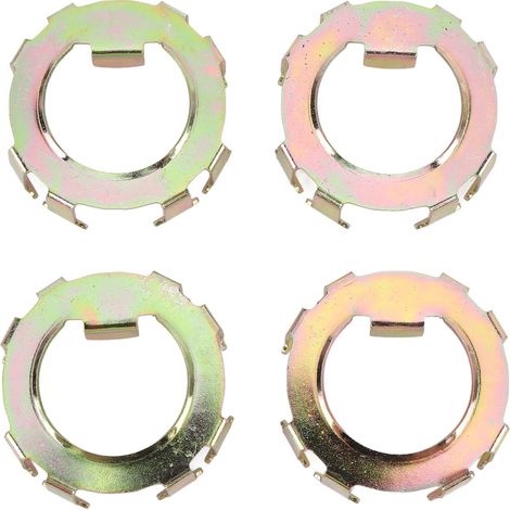 Nannigr 4PCS TRANSEMBLE SPING SPING NUT RETENU METAL METAL Secure Fixation Wheel Remplacement de l'essieu de la confiture EZ-Lube 2 à 8K (1/5)