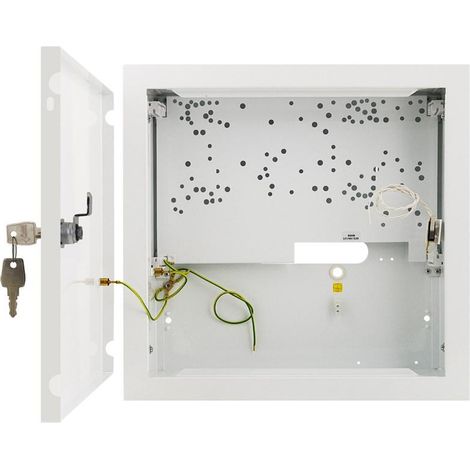 Pulsar Caja SATEL blanca acero seguridad interior