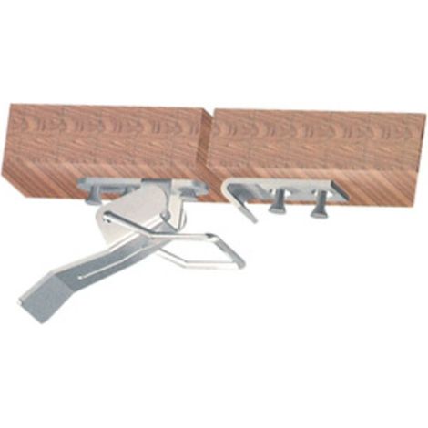 BL CHIUSURA P/TAVOLO A LEVA FERRO ZINC 77 MM 2 PZ