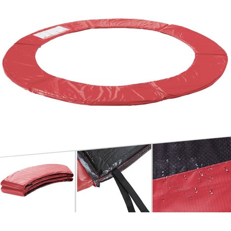 AREBOS Trampoline Safety Pads Cover Padding 15ft red