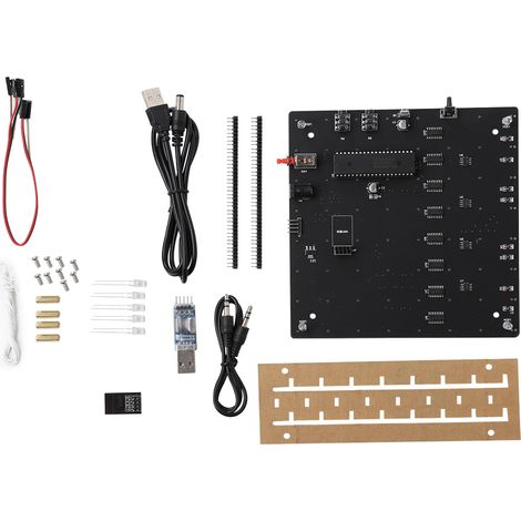 Lot 3D DIY Cube Lumineux Électronique WIFI Commande Mobile APP Kit Fabrication Mots (Base Soudée) (1/5)