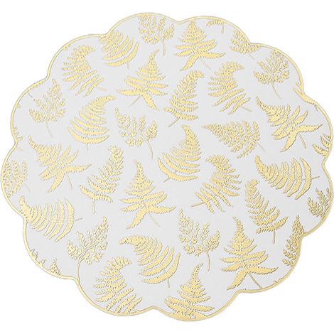 Placemat - Pvc - Imprimé Sapin De Noël - 38 Cm X 38 Cm - Intérieur Et Extérieur - Lot De 1 (1/5)