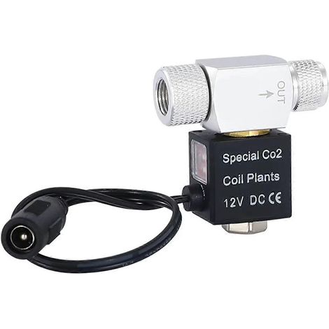 12V CO2-Magnetventil für Aquarien, automatische Niedrigtemperaturregelung, wasserdicht, Doppelkopf, Aquariumregler (EU) (1/5)