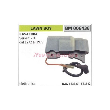 Bobina de encendido LAWN BOY para cortacéspedes serie C D de 1972 a 1977 006436