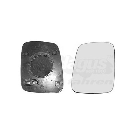 Verre de rétroviseur, rétroviseur extérieur VAN WEZEL 5874836 VW 701 857 522 G