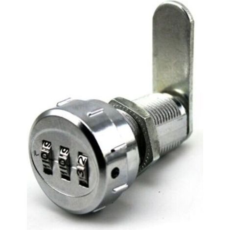 Latch and Staple Drawer Combination Lock, 3-Digit, Suitable for Electrical Storage Cabinets (1/4)
