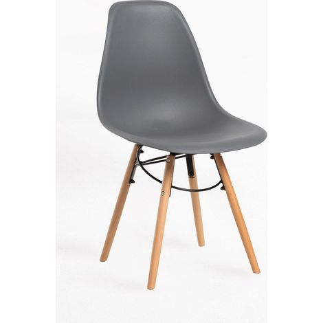 Sillas Comedor - Silla Nedi - Gris oscuro (1/5)