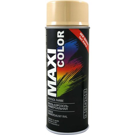 Vernis en spray beige satiné maxi couleur 400 ml motip (1/2)